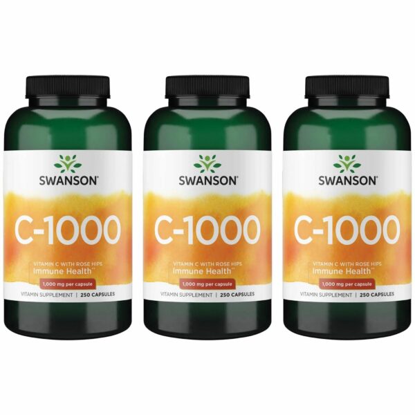 Frasco Swanson Vitamina C 1000 mg