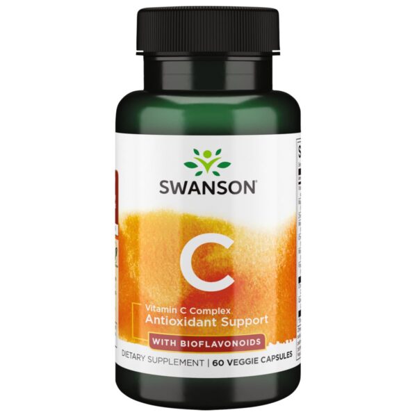 Version 1.0.0 Frasco Swanson de vitamina C en cápsulas