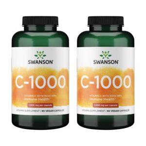 Frente del envase Swanson Vitamina C Rosa Mosqueta