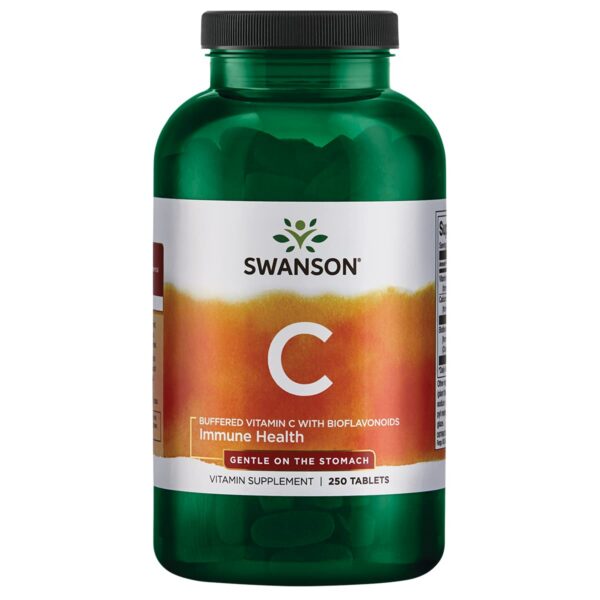 Swanson vitamina c tamponada con bioflavonoides 1000 mg botella