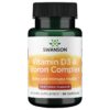 Swanson vitamina d y boro suplemento salud ósea 60 cápsulas