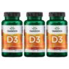 Swanson vitamina D-3 suplemento 2000 UI 250 cápsulas pack 3