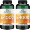 Swanson vitamina E natural 1000 UI 250 cápsulas blandas pack 2