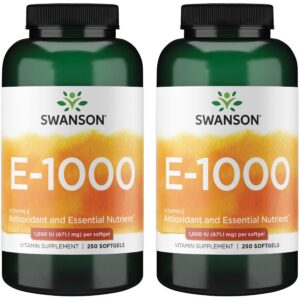 Version 1.0.0 Swanson vitamina E natural 1000 UI 250 cápsulas blandas pack 2