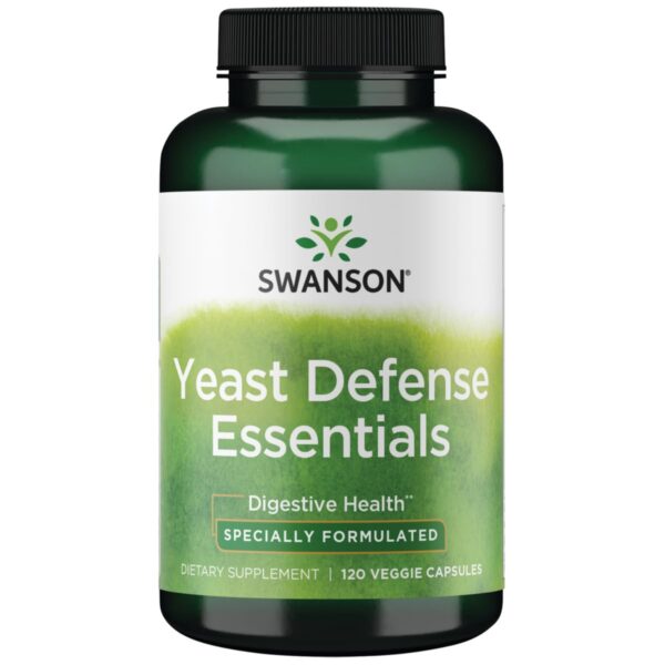 Swanson Yeast Defense Essentials 120 cápsulas vegetarianas probióticos
