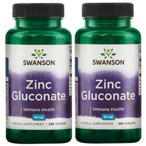 Version 1.0.0 Swanson zinc gluconato envase frontal