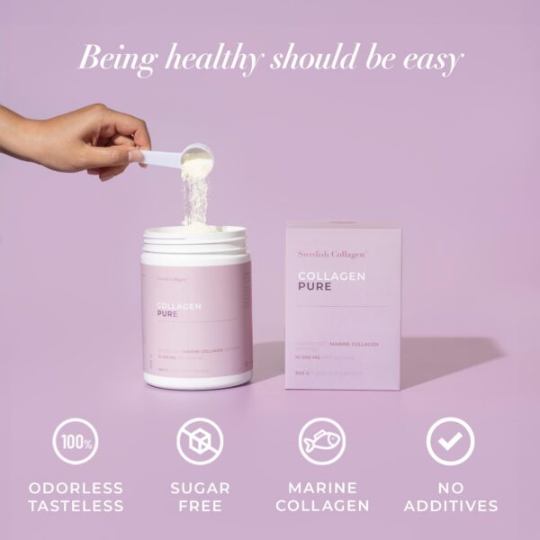 Swedish Collagen frasco y polvo