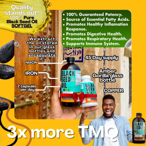 Etiqueta de Sweet Sunnah Black Seed Oil