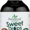 Frente de la botella SweetLeaf Stevia Líquida Avellana