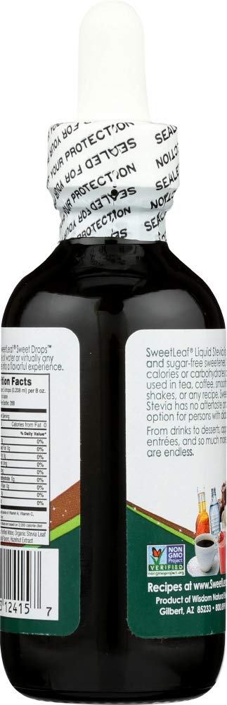 Botella de SweetLeaf Stevia Líquida Avellana