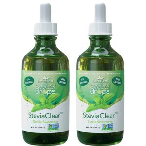 botella de stevia líquida sweetleaf steviaclear 4 oz para endulzar