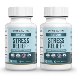 Frente de Swiss Activa+ Labs Ashwagandha Rhodiola