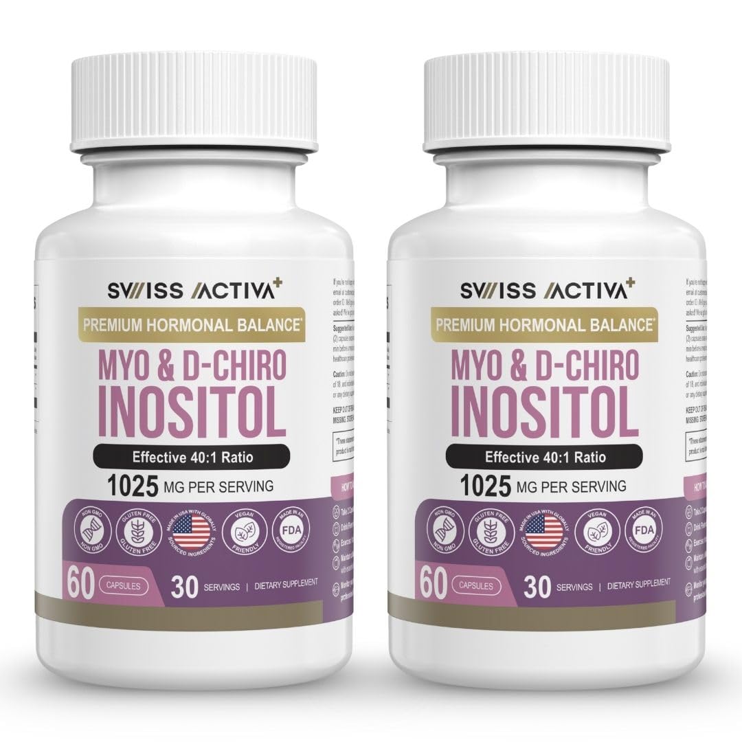 Swiss Activa+ Myo Inositol and D-Chiro Inositol 40:1