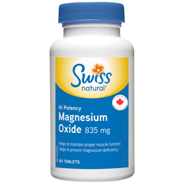 Version 1.0.0 Tabletas de óxido de magnesio Swiss Natural