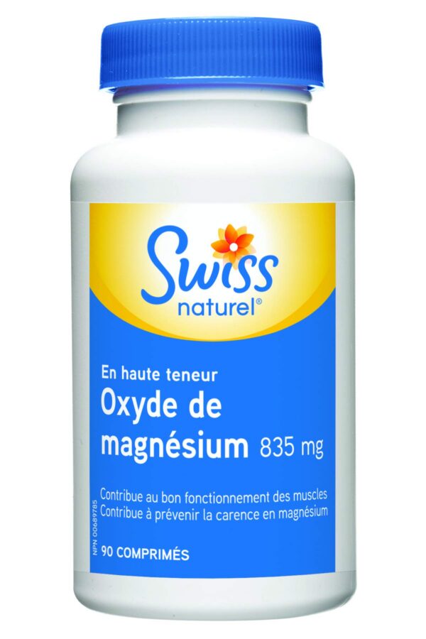 Version 1.0.0 Etiqueta de suplemento de óxido de magnesio