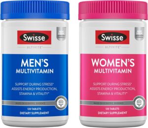 Paquete diario Swisse multivitamin para hombres y mujeres
