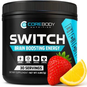 Switch suplemento nootrópico energía sin azúcar Alpha GPC ashwagandha