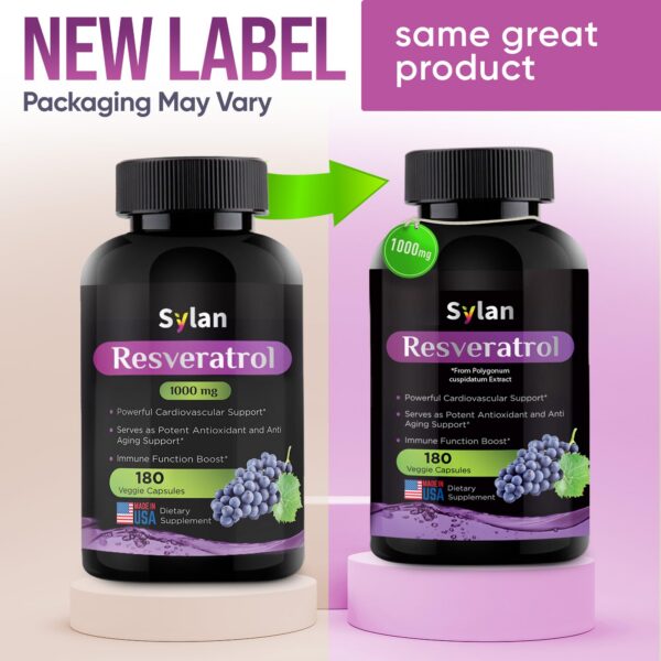 Parte trasera de SYLAN Trans Resveratrol