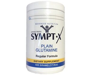 Frasco de Sympt-X L-Glutamina 500 g