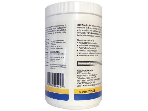 Polvo de L-Glutamina en frasco