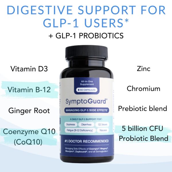 Etiqueta frontal del suplemento GLP-1