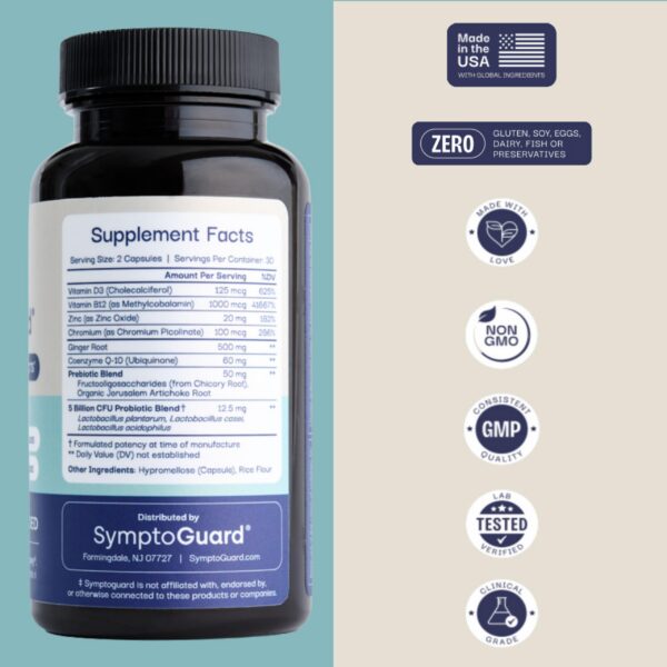 Version 1.0.0 Frasco mostrado junto a etiqueta