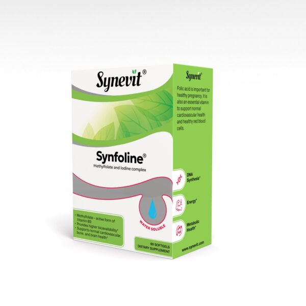 Envase de SYNFOLINE metilfolato yodo