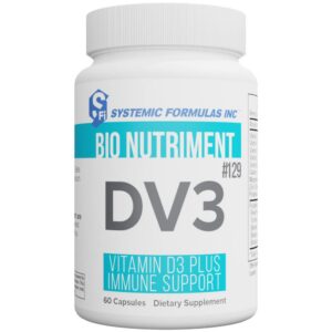Frasco Systemic Formulas DV3 BioNutriment Vitamina D3