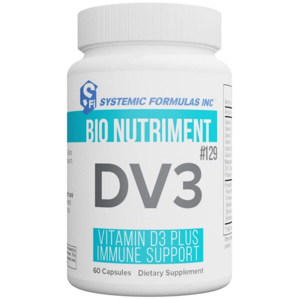 Frasco Systemic Formulas DV3 BioNutriment Vitamina D3