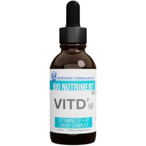 Frasco de Systemic Formulas DV3 Liquido Vitamina D3