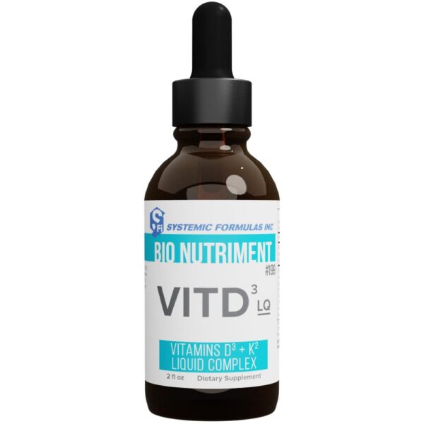 Frasco de Systemic Formulas DV3 Liquido Vitamina D3