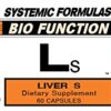 Systemic Formulas LS Liver S - frasco de cápsulas