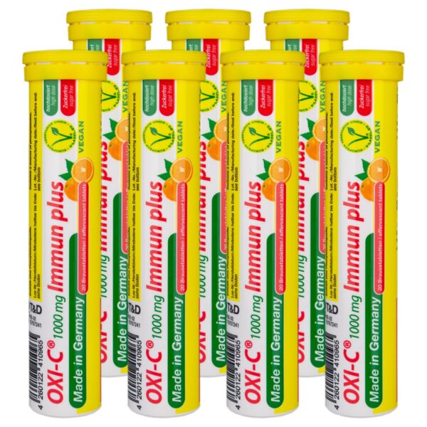 t&d oxi c vitamina c 1000mg tabletas efervescentes veganas