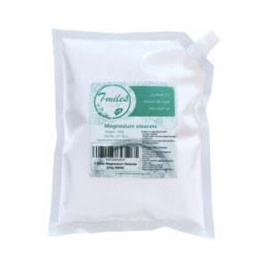 Polvo blanco de estearato de magnesio