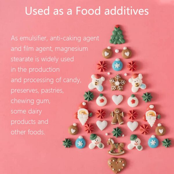 Polvo blanco y textura cremosa