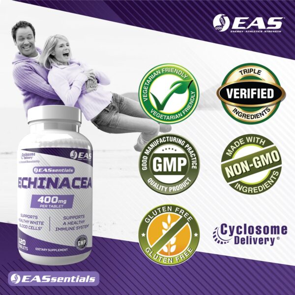 Tabla nutricional suplemento EAS Echinacea 400mg