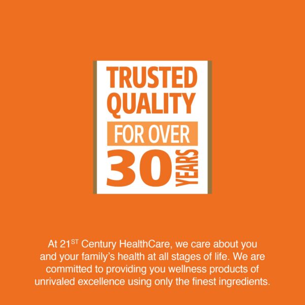 Version 1.0.0 Etiqueta suplemento vitamina C con escaramujo 21st Century