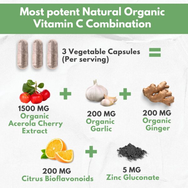 tabla nutricional suplemento vitamina c natural hcl herbal code labs