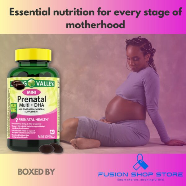 Tabla de nutrientes de vitaminas prenatales