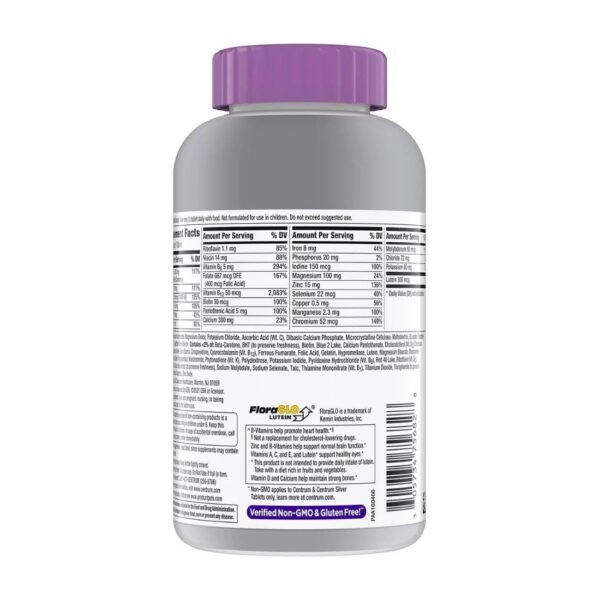 Tablet centro Centrum Silver Women 50+ multivitamínico mujer