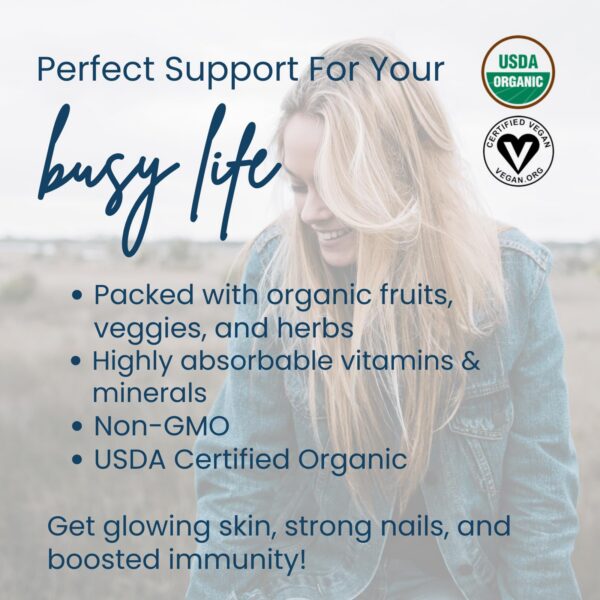 Tablet multivitamínico orgánico para mujeres PINE HILL FARM