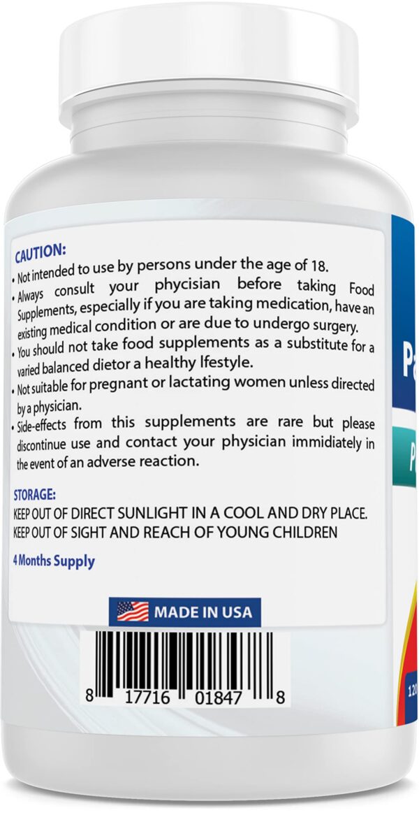 Tabletas ácido pantoténico calidad laboratorio Estados Unidos