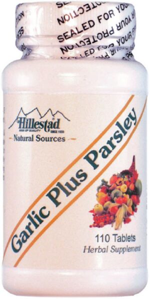 Tabletas Ajo Plus Perejil para colesterol niveles normales