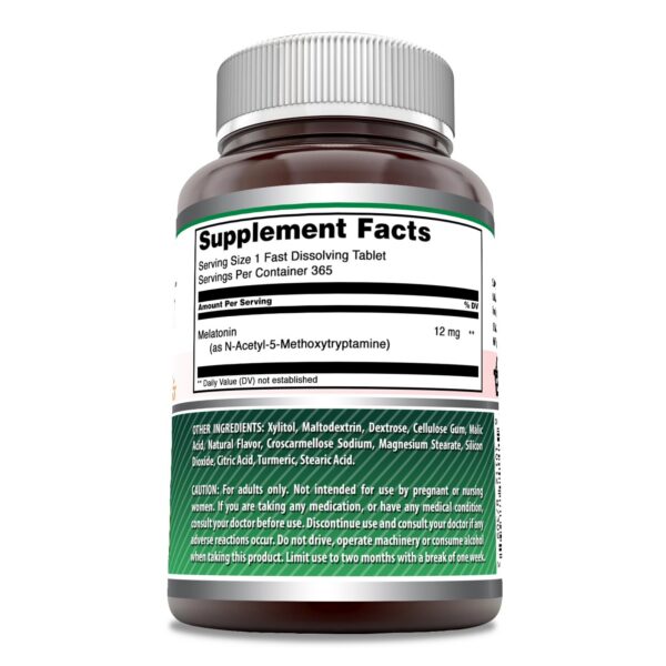 Tablet Amazing Formulas melatonina rápida disolución