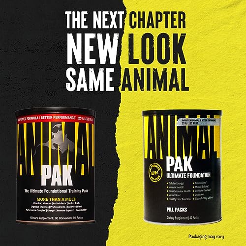 Tabletas Animal Pak multivitaminico individual para hombres y mujeres