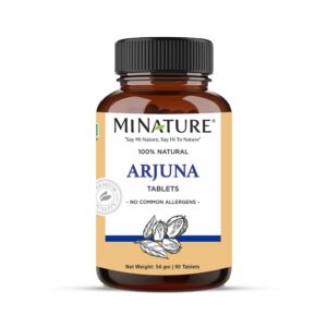 Tabletas Arjuna naturales mi Nature 90 tabletas