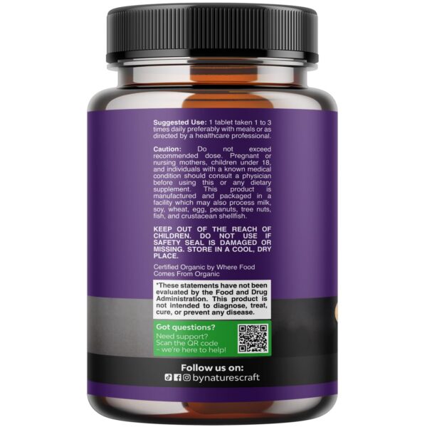 Version 1.0.0 Tabletas de ashwagandha y pimienta negra Natures Craft