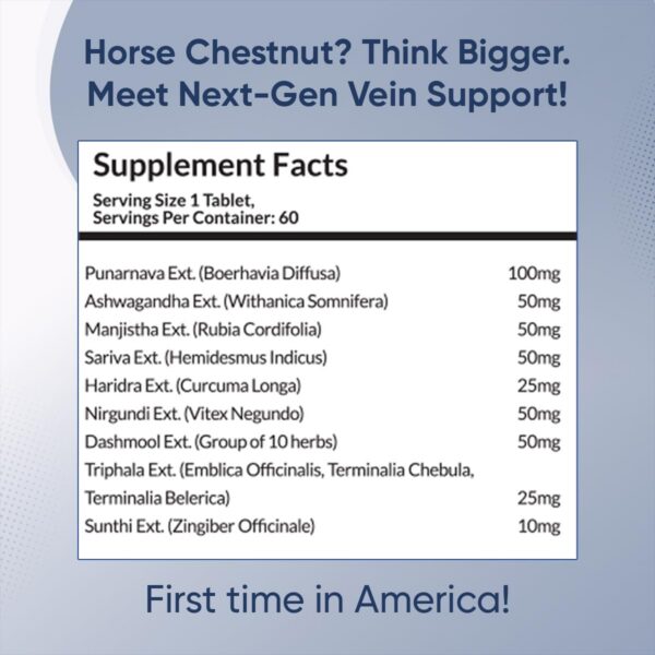 Tabletas ayurvédicas Penikosete con Ashwagandha y Punarnava