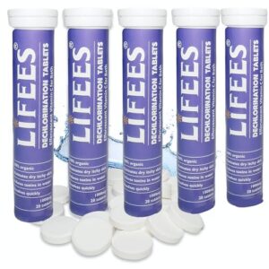 Tabletas de baño con vitamina c LIFEES para piel sensible y cabello
