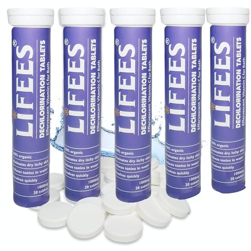 Tabletas de baño con vitamina c LIFEES para piel sensible y cabello